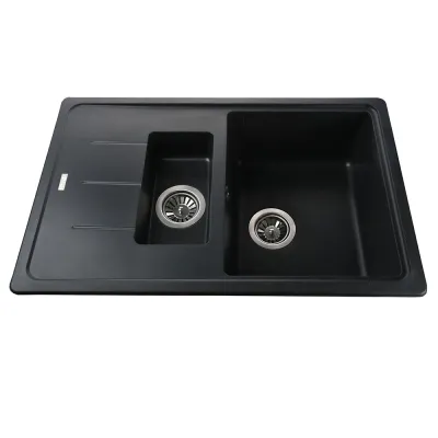 Гранітна мийка Globus Lux IZEO 780x500-А0002, чорний